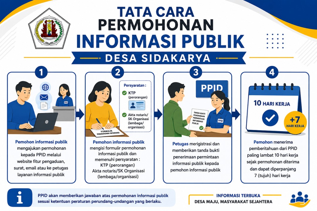 ALUR PERMOHONAN INFORMASI PUBLIK