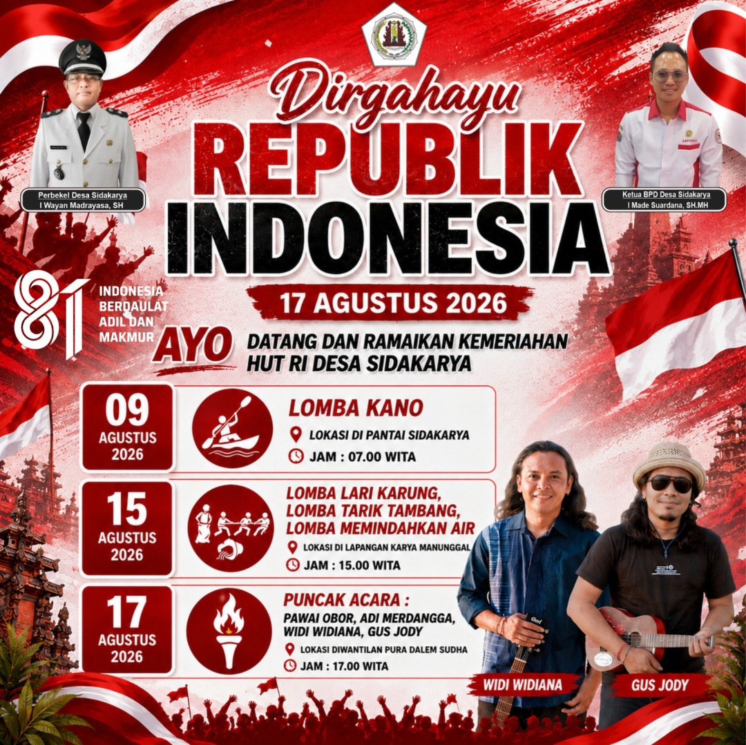 DIRGAHAYU REPUBLIK INDONESIA 17 Agustus 2026