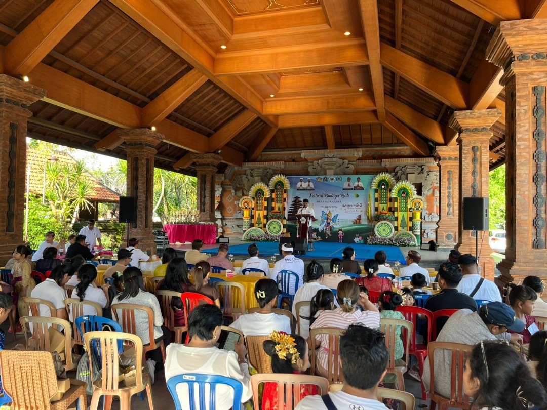 Festival Budaya Bali sané mapaiketan ring Parikrama Bulan Bahasa Desa Sidakarya Warsa 2026