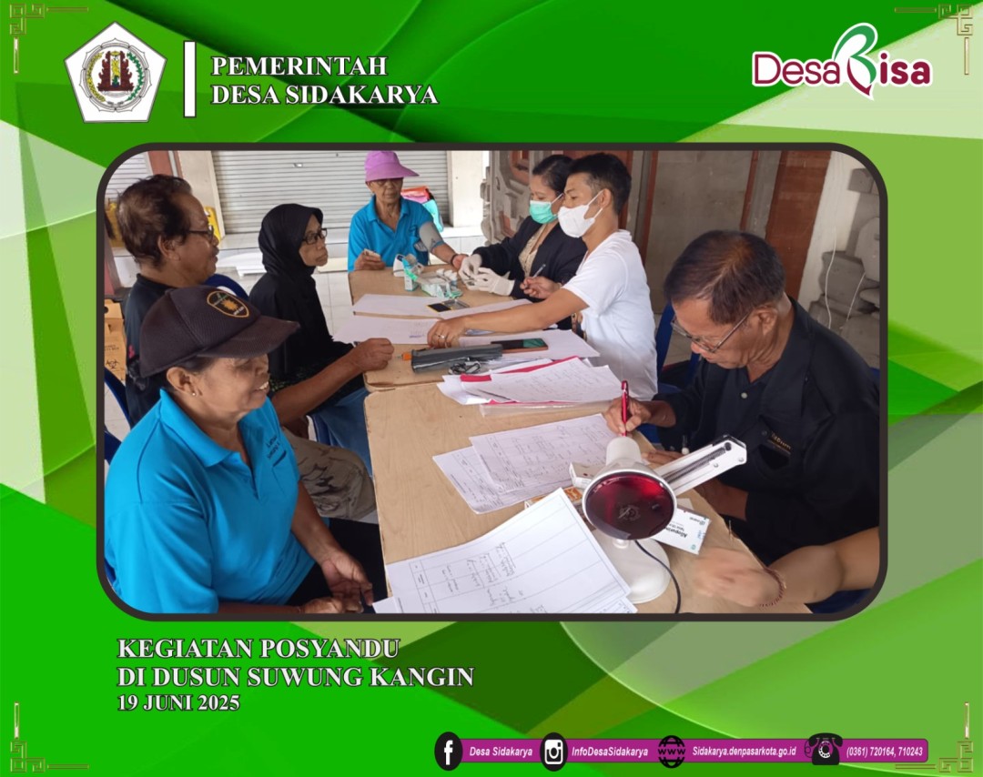 KEGIATAN POSYANDU DI DUSUN SUWUNG KANGIN