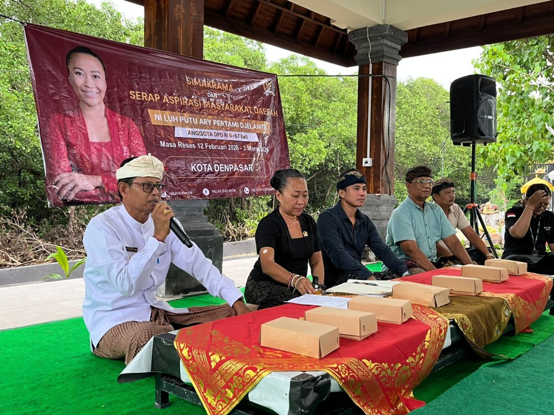 Kegiatan Serap Aspirasi dari Anggota DPD RI Ni Luh Putu Ary Pertami Djelantik y