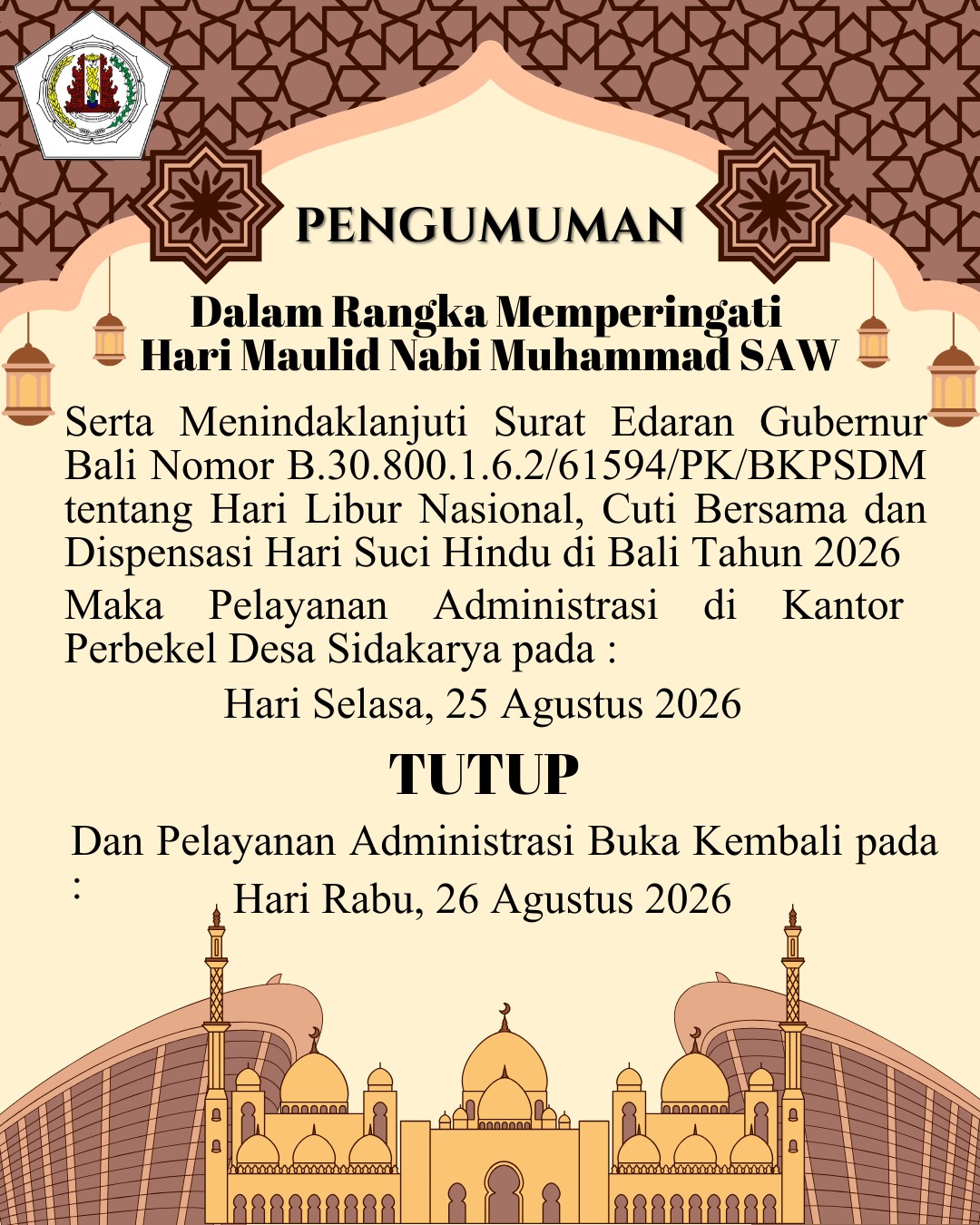 MAULID NABI MUHHAMAD SAW