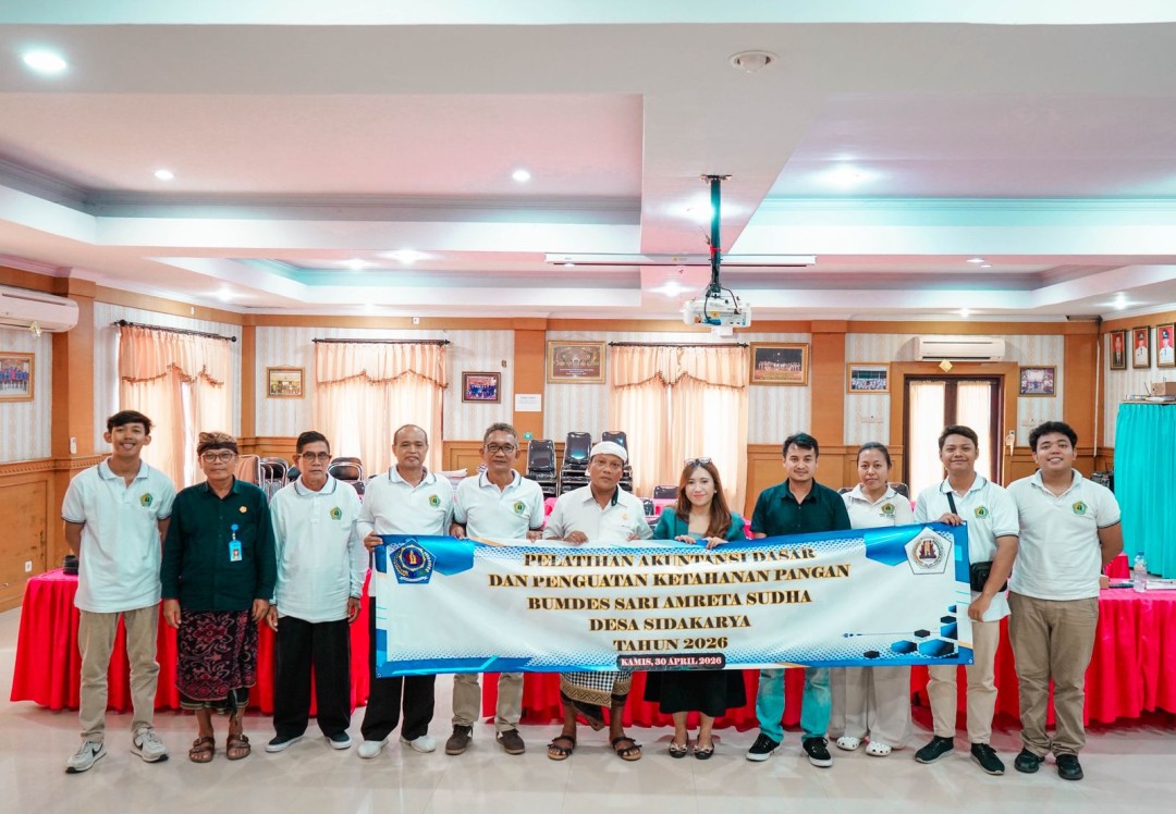 Pelatihan Akuntansi Dasar Dan Penguatan Ketahanan Pangan Bumdes Sari Amreta Sudha Tahun 2026