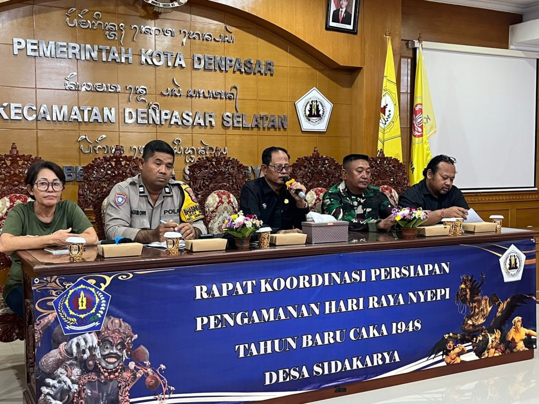 Rapat Koordinasi Persiapan Pengamanan Hari Raya Nyepi Tahun Baru Caka 1948