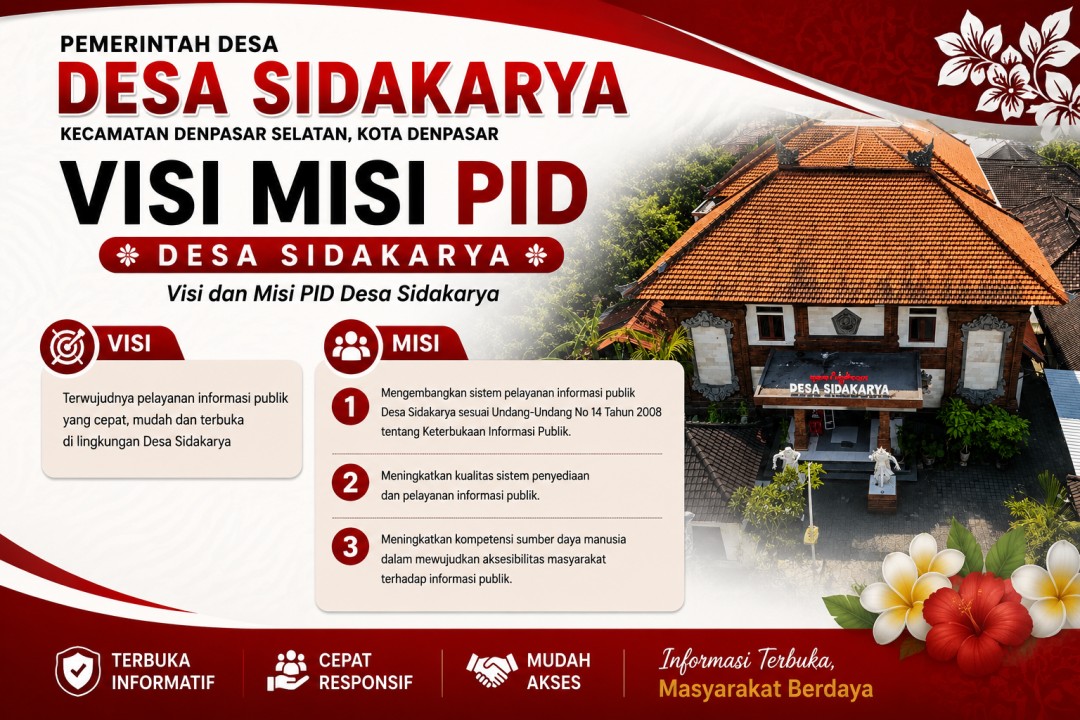 VISI MISI PPID DESA SIDAKARYA