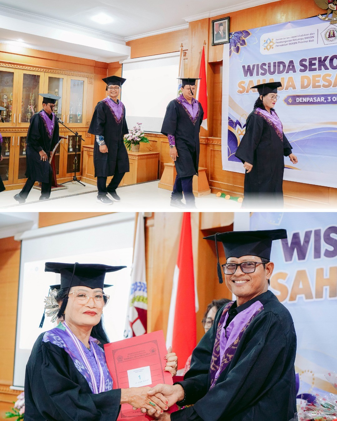 WISUDA SEKOLAH LANSIA SAHAJA DESA SIDAKARYA